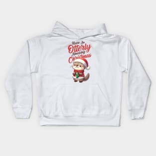 Have an Otterly Amazing Christmas Kids Hoodie